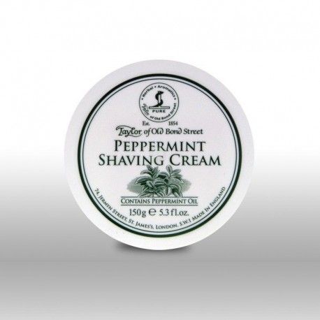 Taylor of Old Bond Street Peppermint Shaving Cream 150g