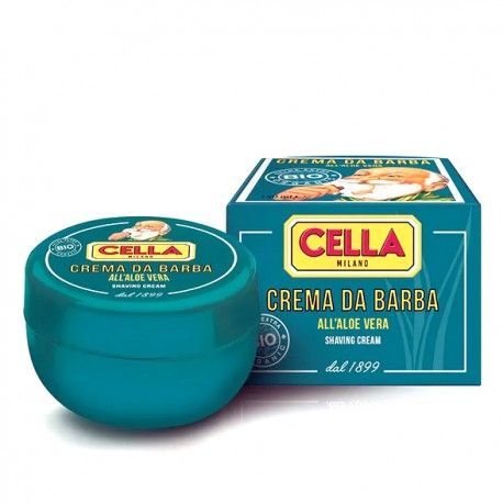 Crema de Afeitar Orgánica Cella Milano, 150 ml.