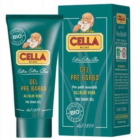 Cella Organic Aloe Vera Shaving Cream Tube - 150ml