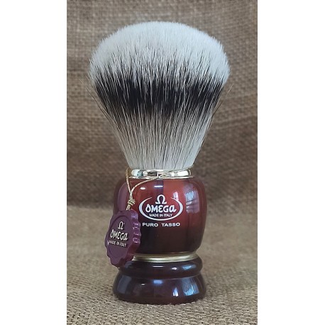 6144 Silvertip Badger Omega shaving brush – Root wood