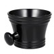 Black Plastic Shaving Bowl with handle